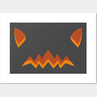 Pumpkin face. Posters and Art